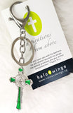 KEYCHAIN - 'GREAT IS THE LORD' ST. BENEDICT CRUCIFIX KEYCHAIN K149