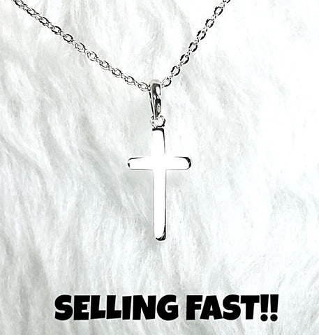 NECKLACE - 'THERE IS NONE LIKE YOU' CROSS PENDANT NECKLACE N368 (Jeremiah 10:6)
